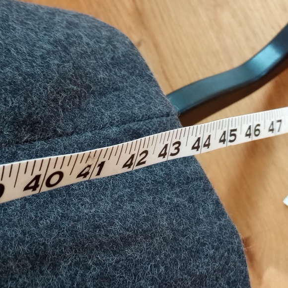 Just Reduced!Vintage Jofeld Full Length Ladies Wool Blend Coat Size:12 , Grey - Picture 10 of 17